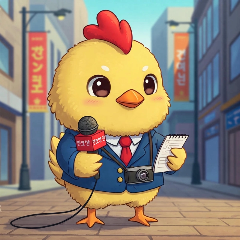 Hình minh họa gà chibi cute 