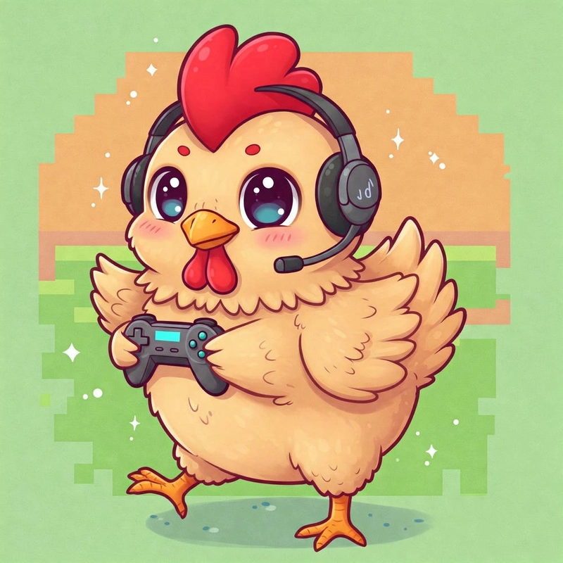 Avatar gà con chibi ngộ nghĩnh 