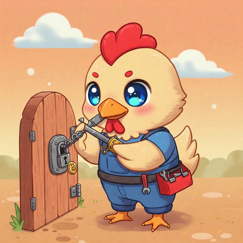avatar gà con chibi cute đáng yêu