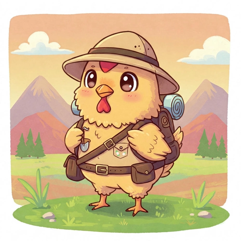Hình ảnh đẹp gà chibi cute 