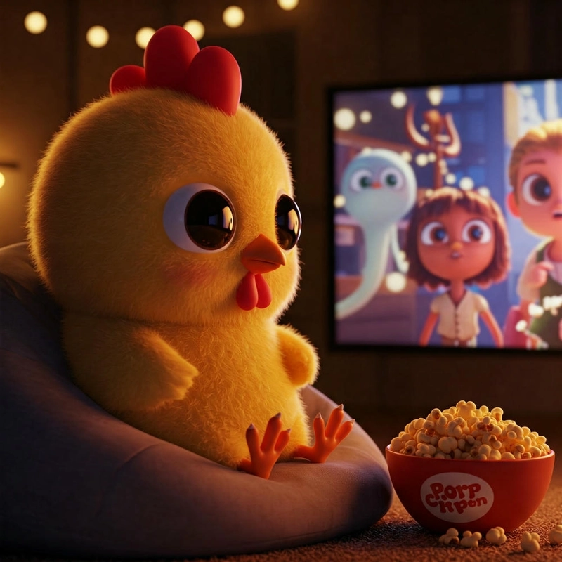 Hình ảnh gà chibi cute cho bé 