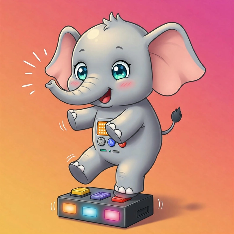 voi chibi đáng yêu