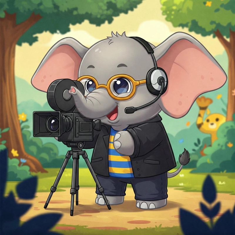 Hình ảnh voi chibi kute