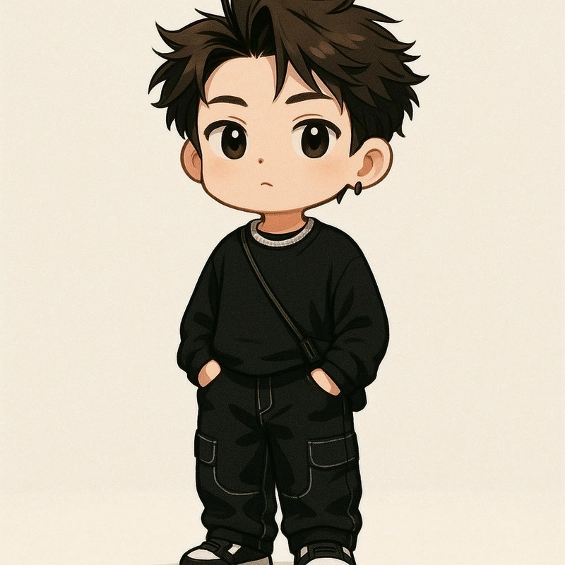 Hình chibi Dương Domic đáng yêu