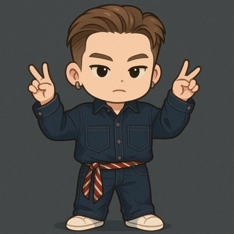 Ảnh nền Dương Domic theo kiểu chibi