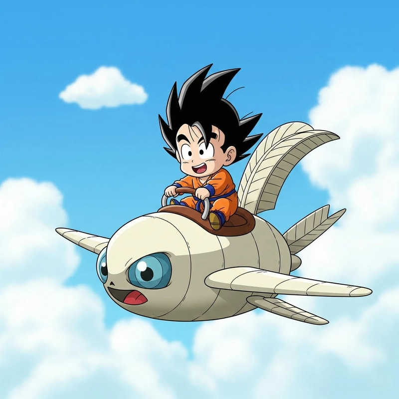 Chibi Goku cực ngầu