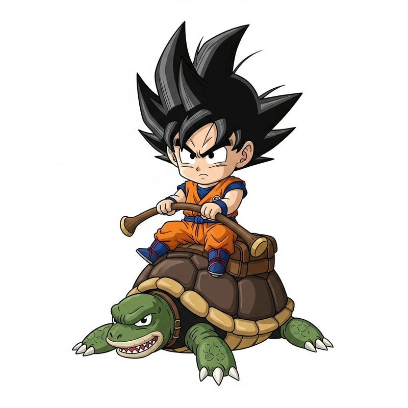Goku chibi phong cách dễ thương