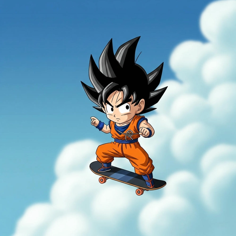 Hình ảnh Goku chibi đáng yêu