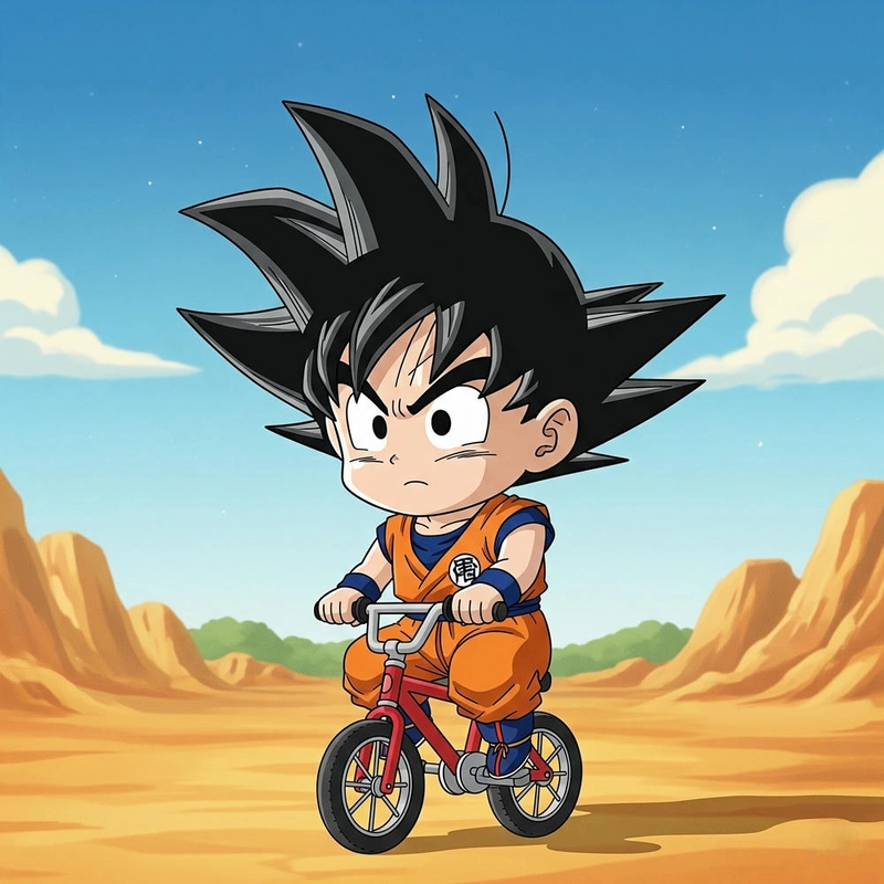 Goku chibi dễ thương trong Dragon Ball Z