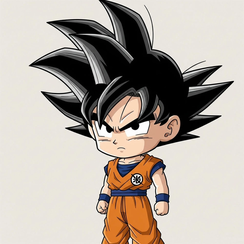 Hình Goku chibi cute