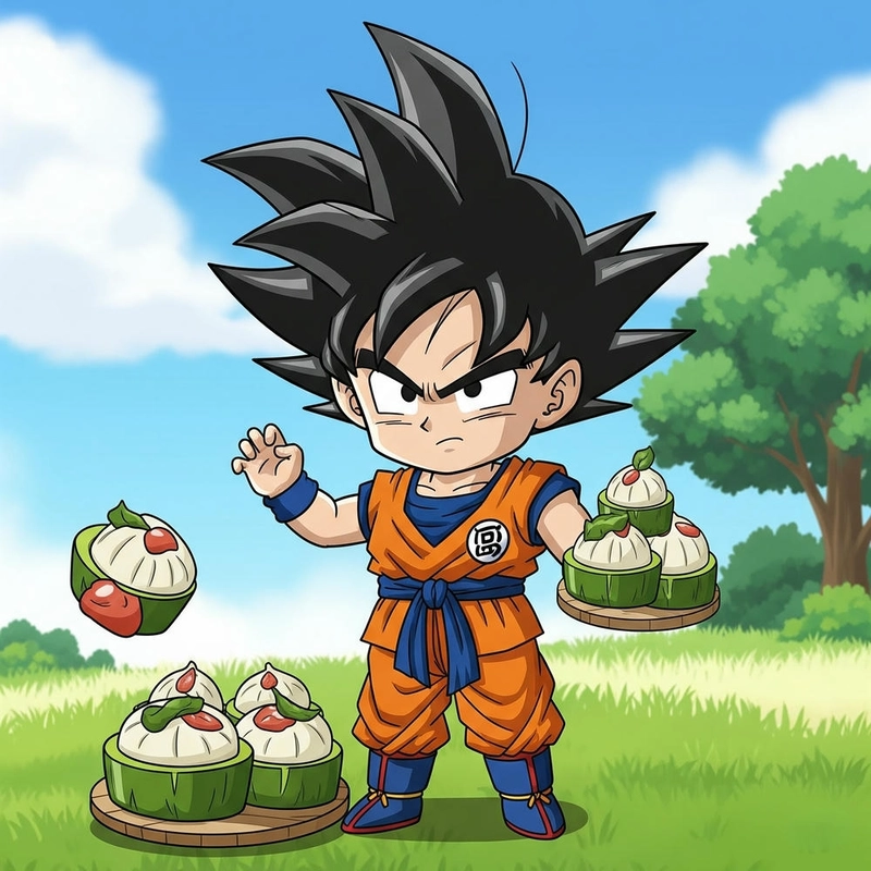 ảnh goku chibi 