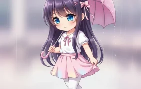 Bộ sưu tập ảnh chibi nữ cute dễ thương khiến bạn tan chảy 