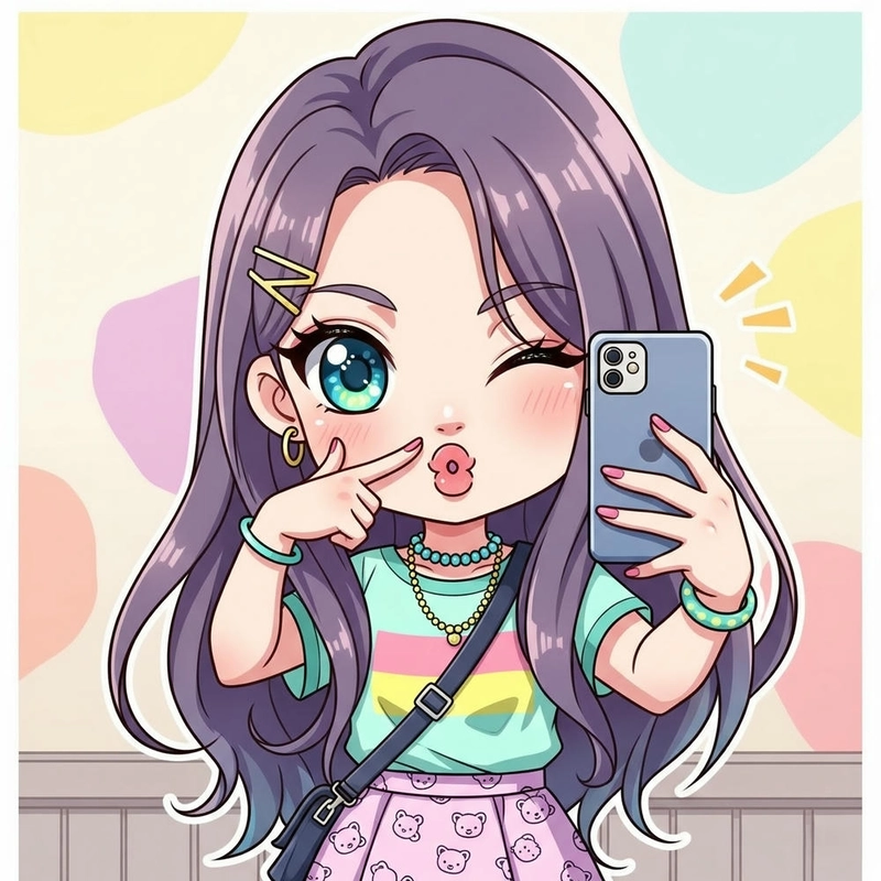 ảnh chibi cute nữ