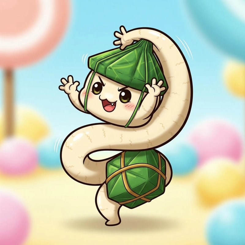 Hình chibi món ăn đường phố cute