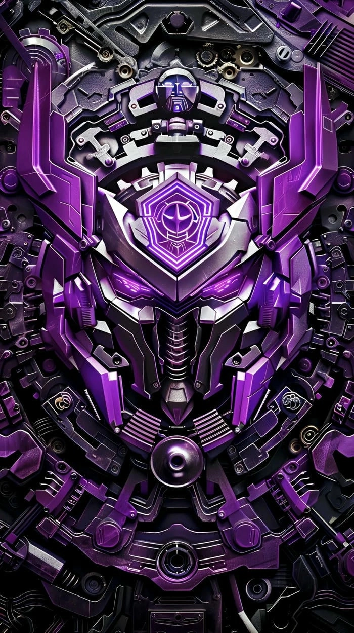 Background robot tương lai ngầu