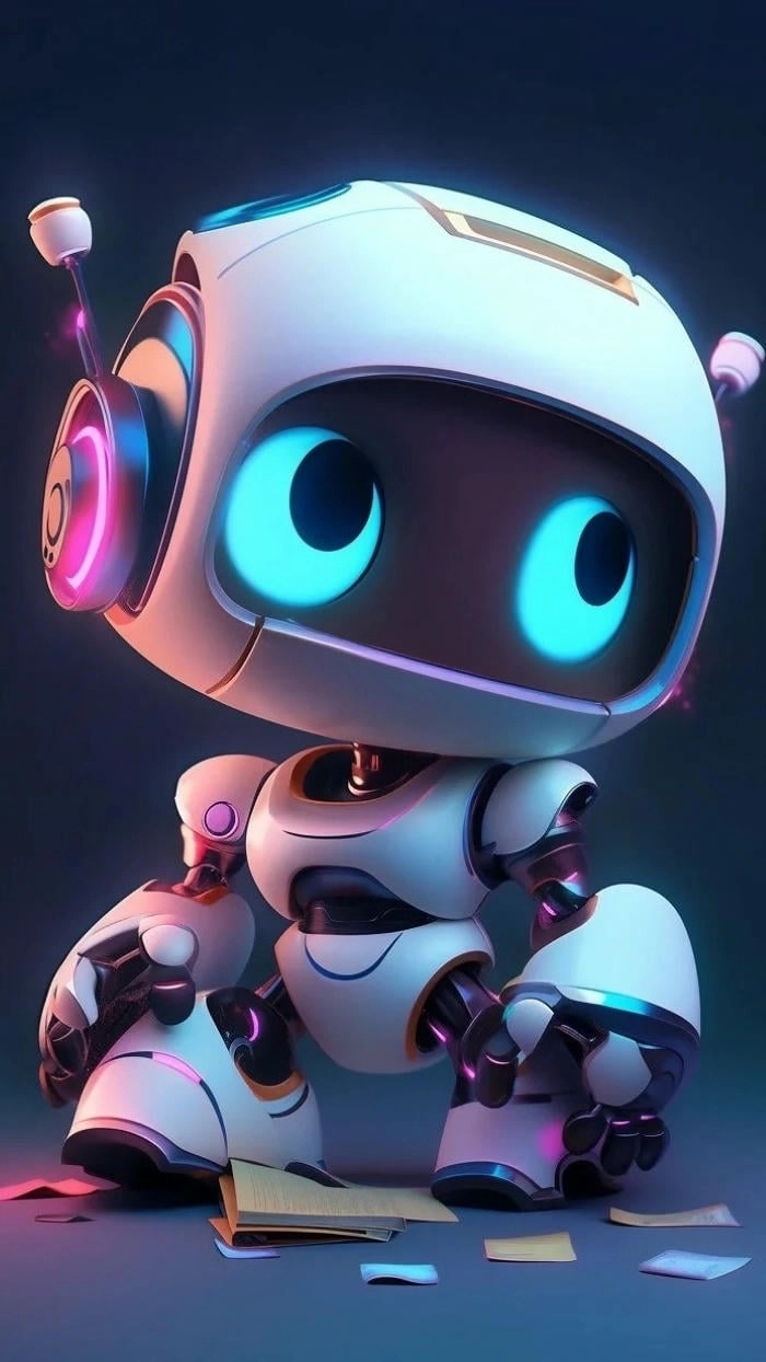Background robot 3D tương tác