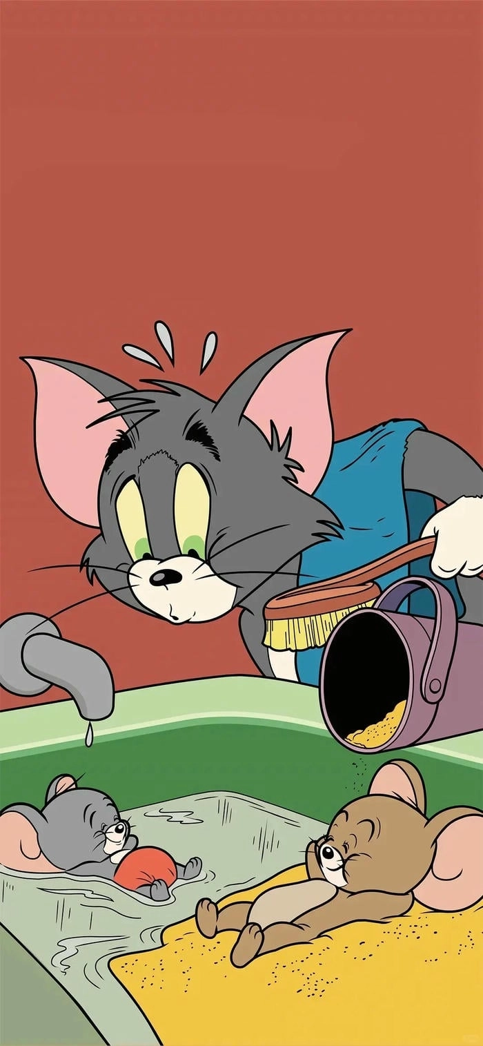 Hình nền Tom and Jerry đáng yêu 4K