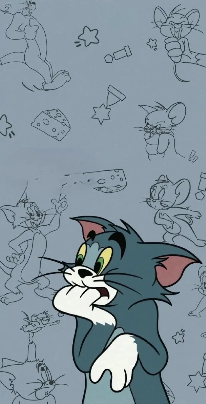 Tom and Jerry hình nền cute 4K