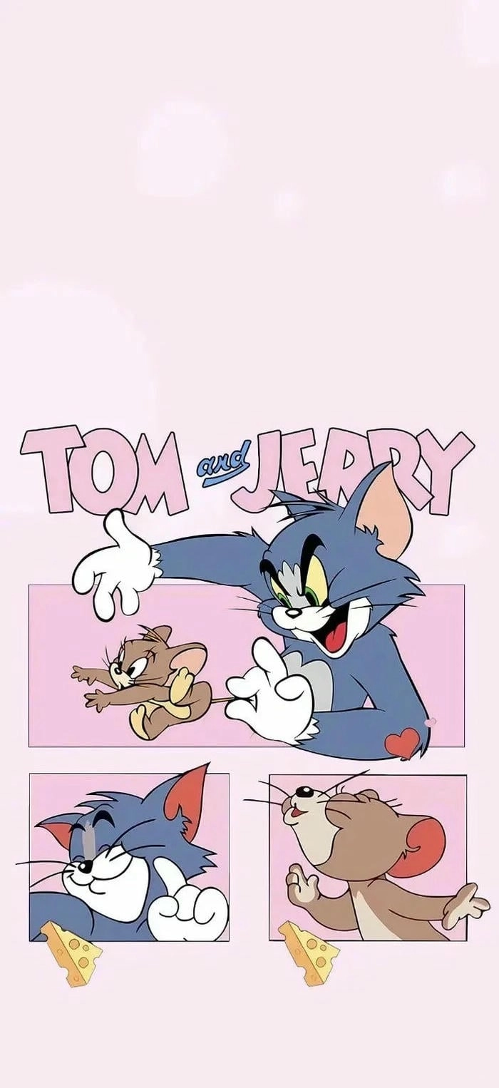 Ảnh nền Tom and Jerry siêu cute