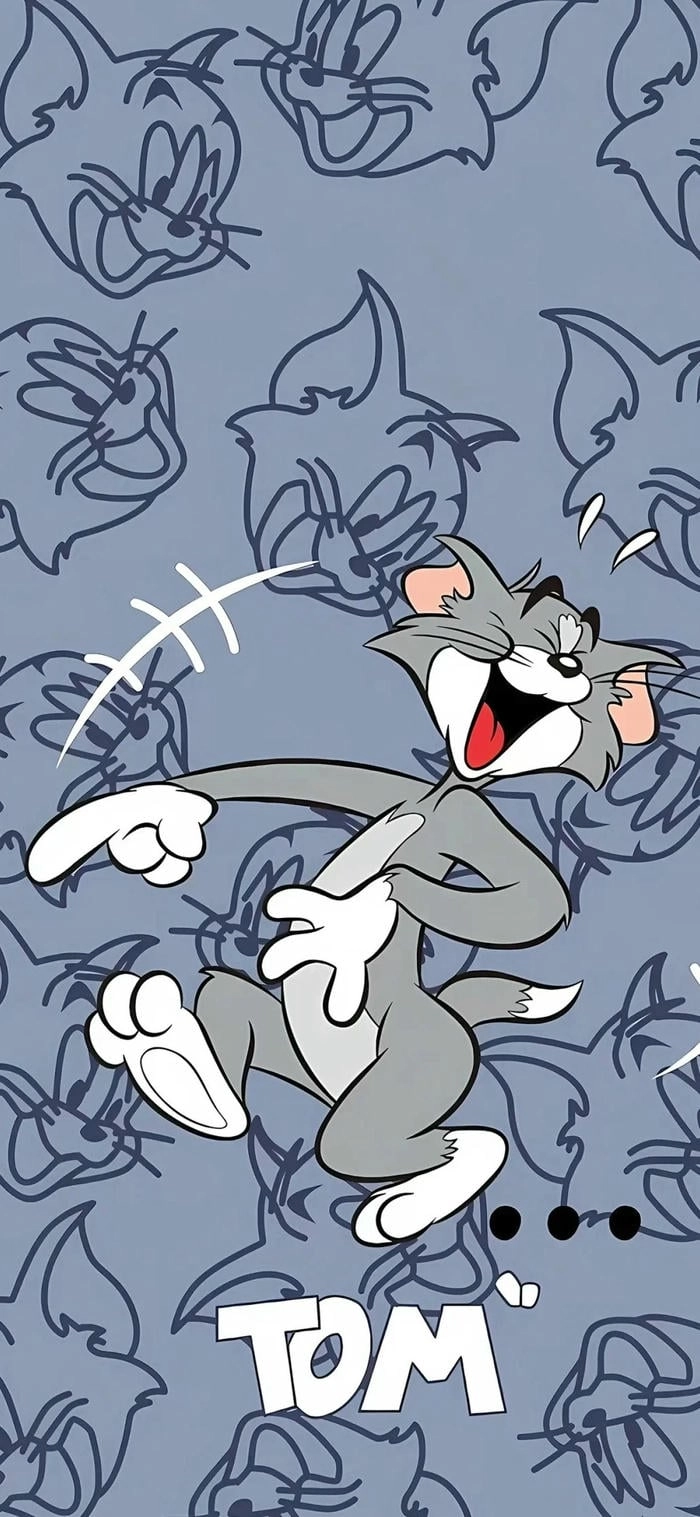 Wallpaper Tom and Jerry cute cho iPhone