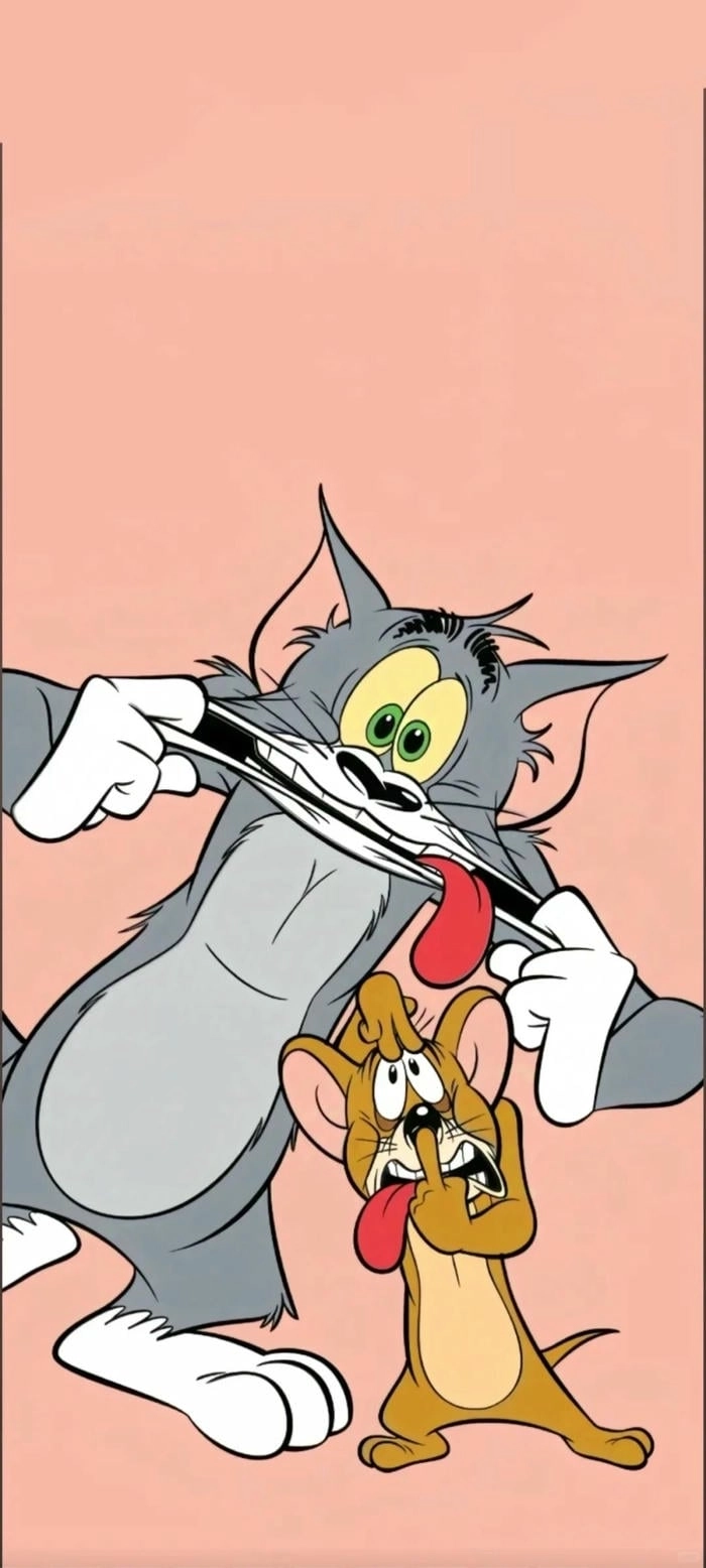 Hình nền hoạt hình vui nhộn Tom and Jerry