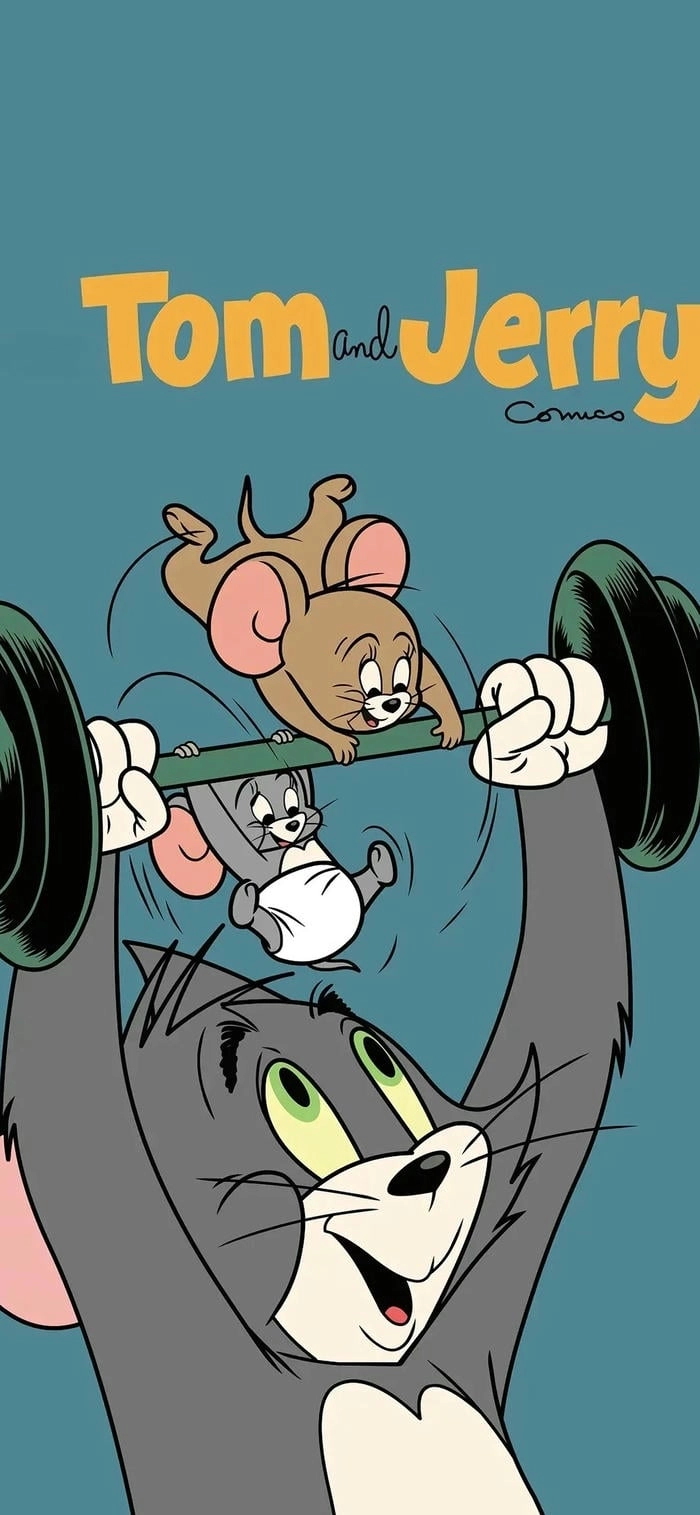 Tải ảnh nền Tom and Jerry cho iPhone