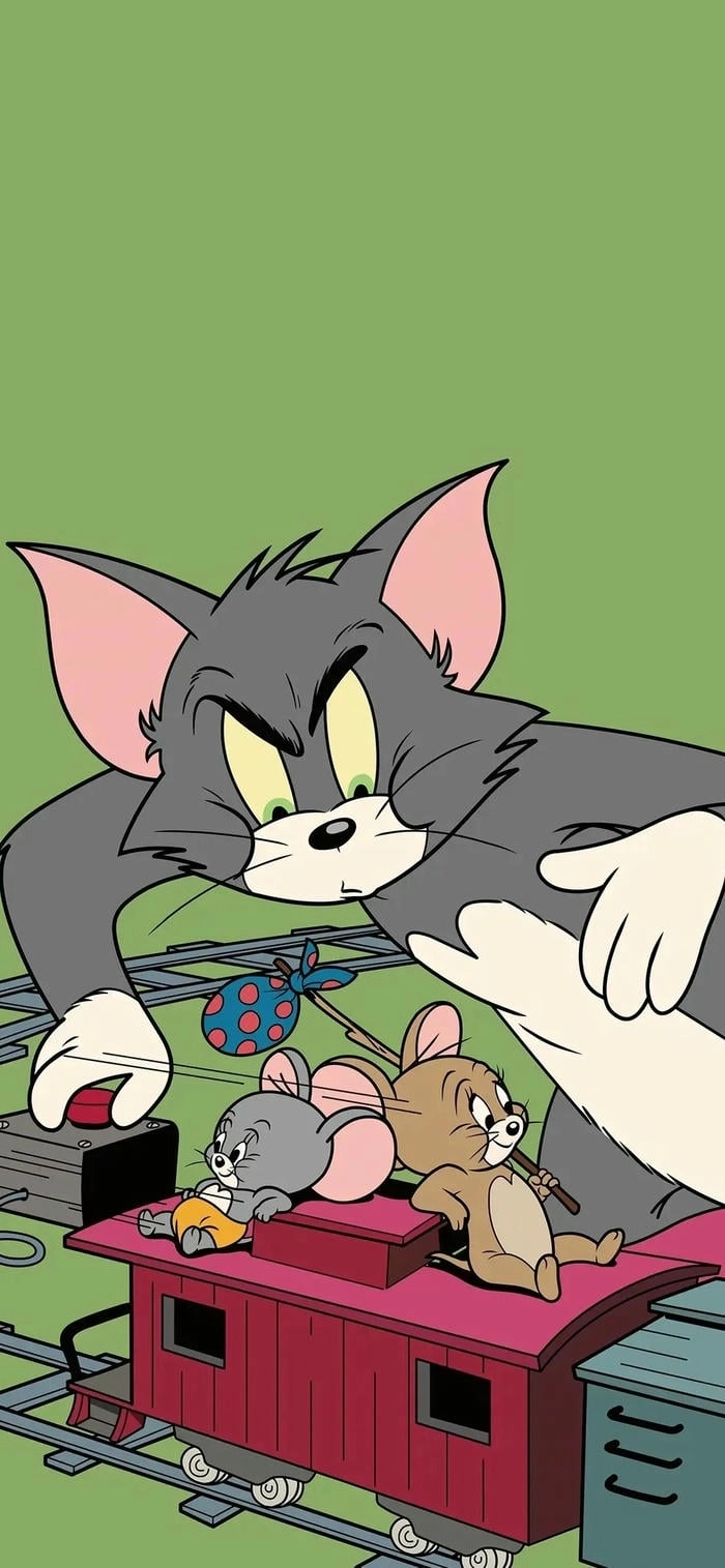 Tom and Jerry cute wallpaper cho điện thoại