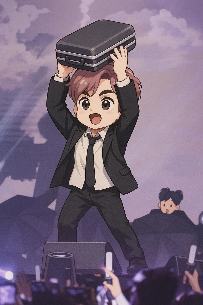 Ảnh vẽ chibi JSOL sáng tạo