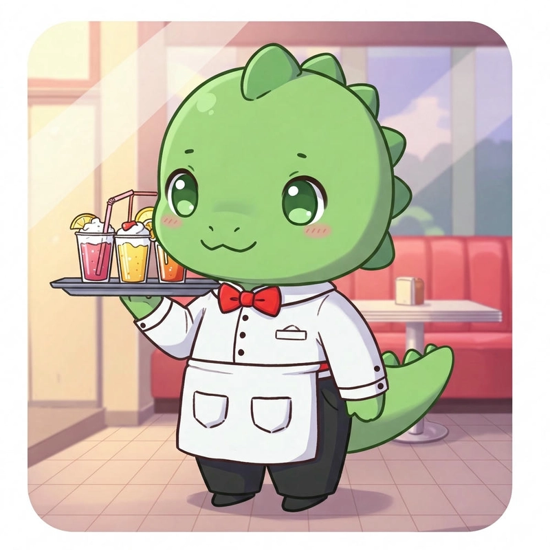 Khủng long baby chibi cute