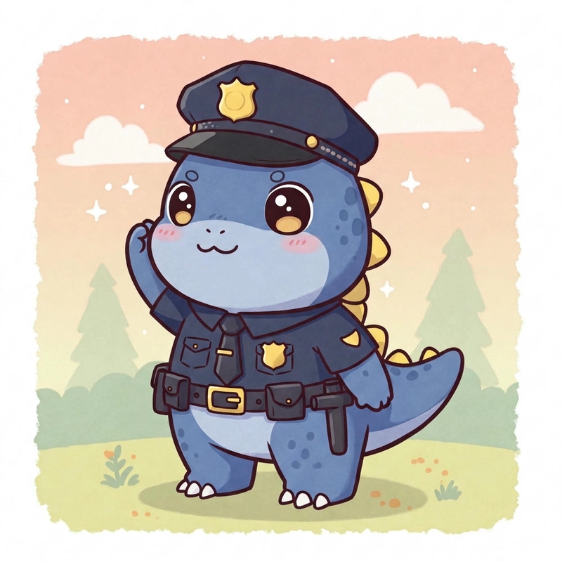 Ảnh chibi khủng long siêu cute
