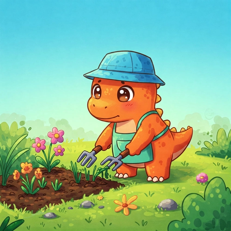 Ảnh chibi khủng long cute