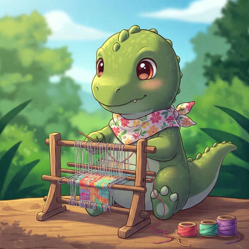 Hình ảnh chibi khủng long ngộ nghĩnh