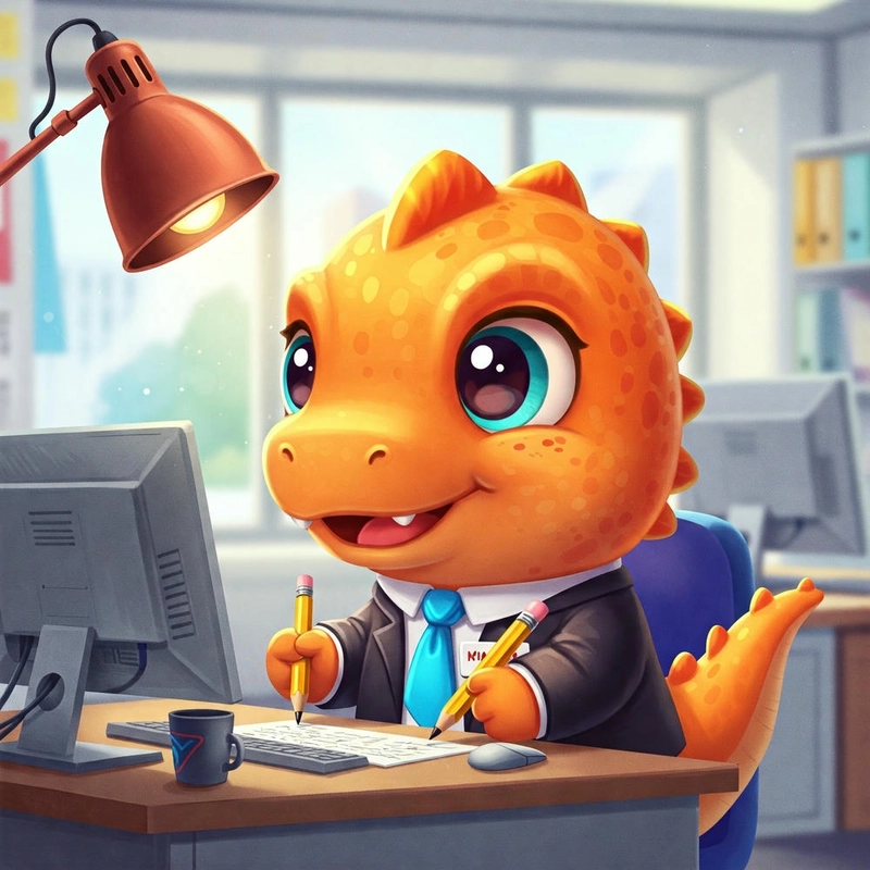 Khủng long chibi dễ thương đáng yêu