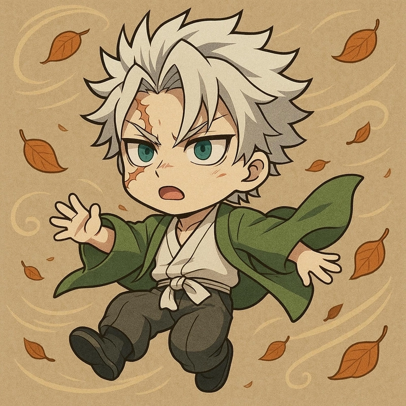 Sanemi chibi art cute