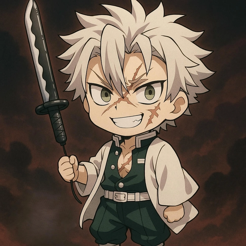 Ảnh Sanemi chibi dễ thương