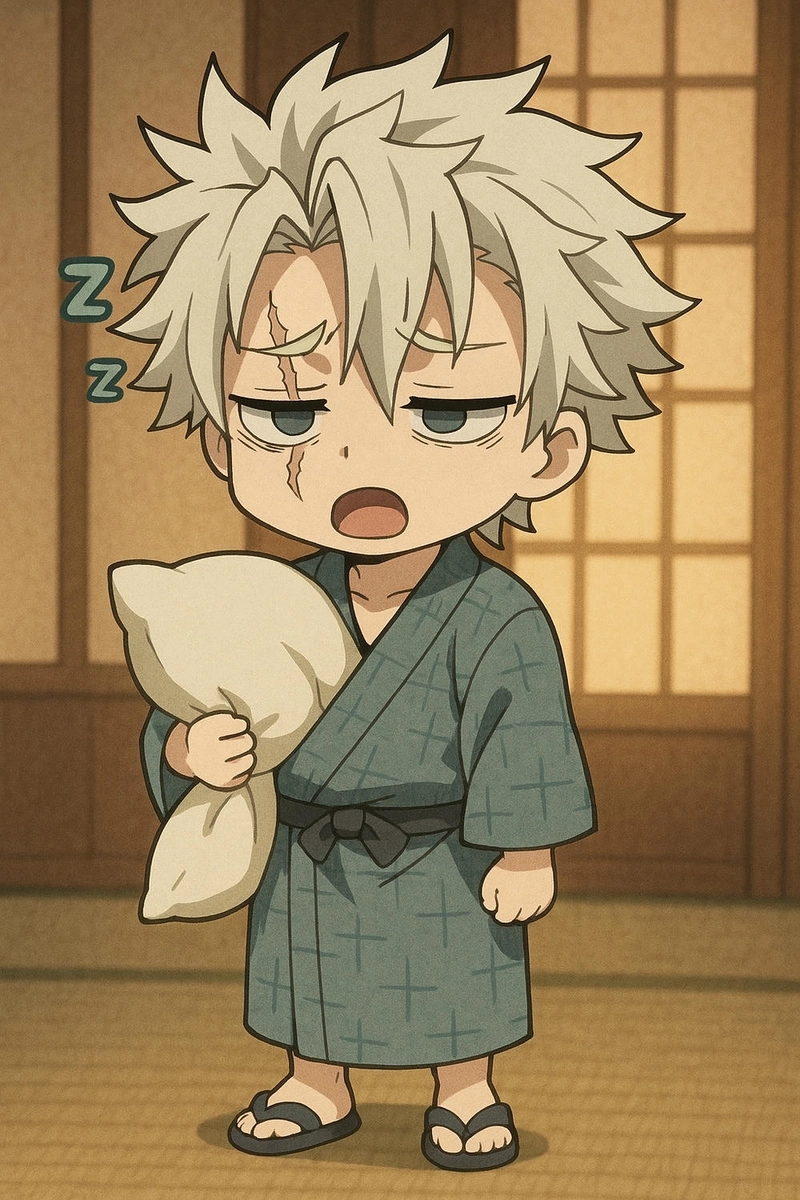 Sanemi chibi cute phong cách anime