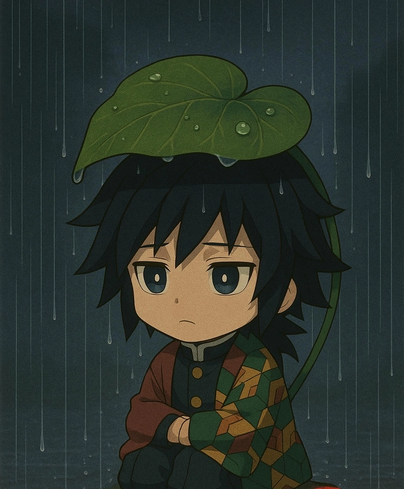 Ảnh Tomioka Giyuu chibi đáng yêu