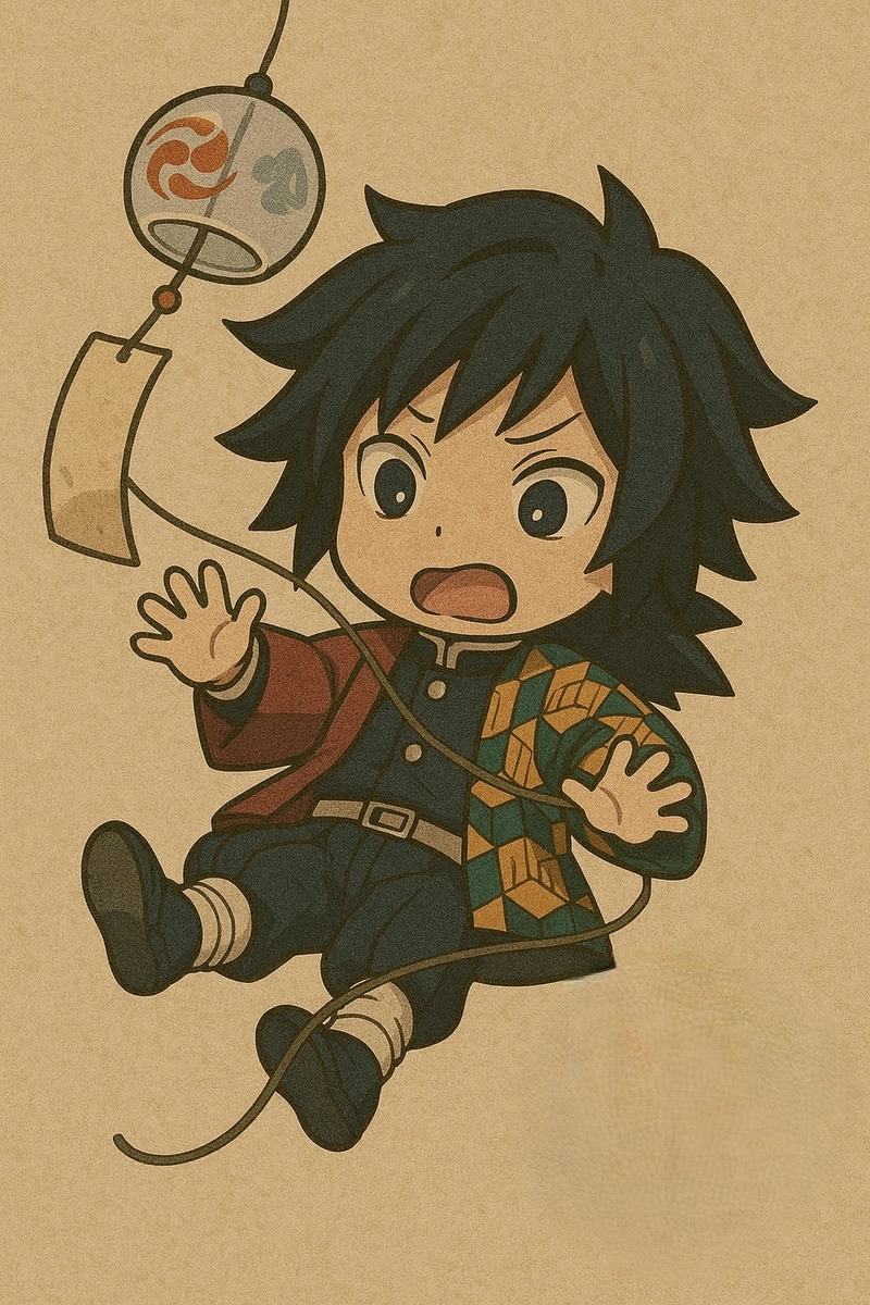 Ảnh chibi Tomioka Giyuu hài hước