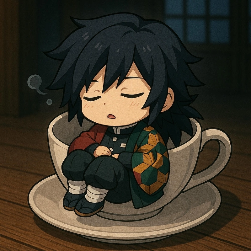 Hình Tomioka Giyuu chibi siêu cute