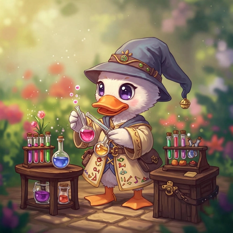 Ảnh vịt cute tinh nghịch