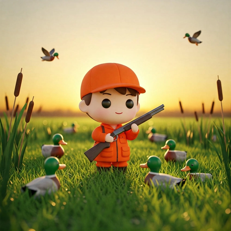 Hình con vịt chibi đáng yêu