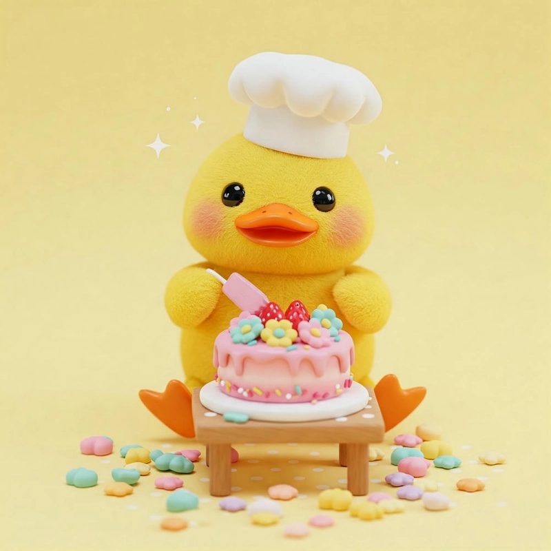 Hình nền hoạt hình vịt cute
