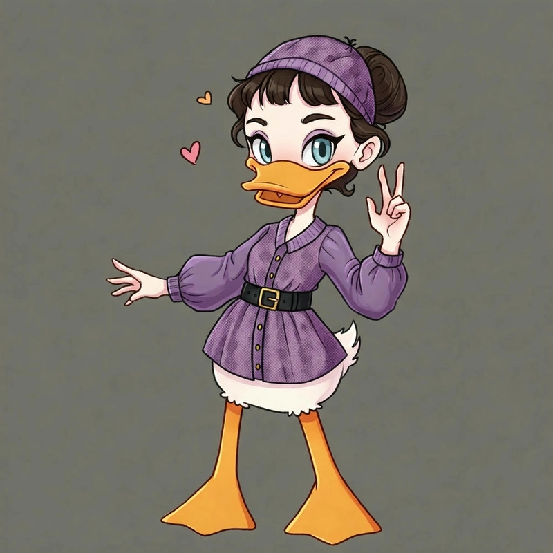 Avatar con vịt chibi dễ thương