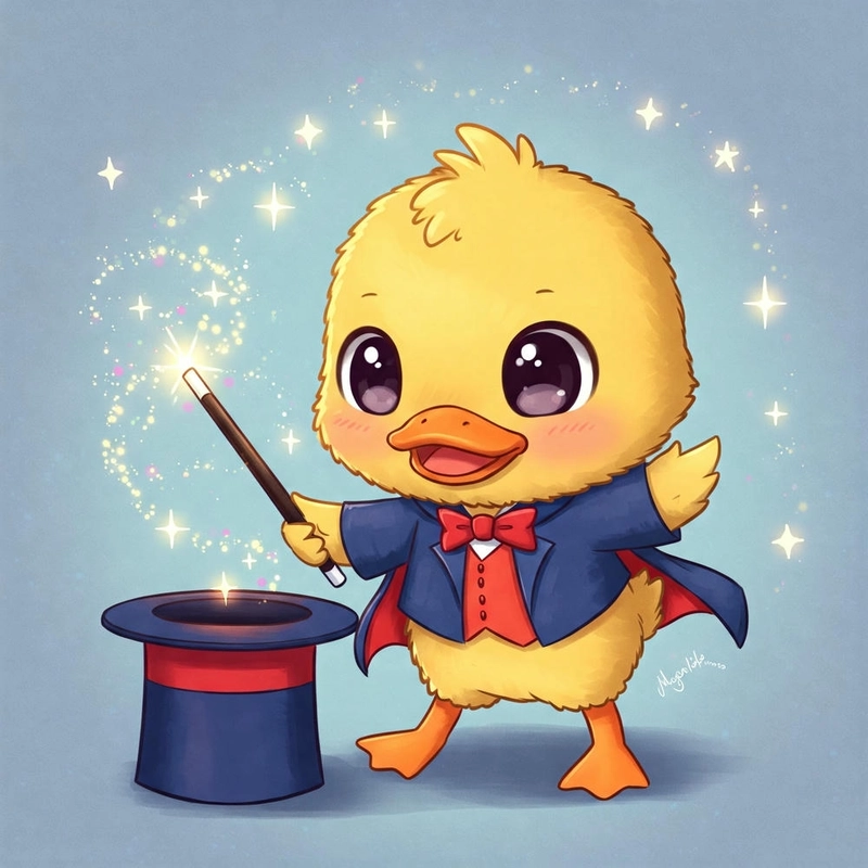 Vịt chibi kawaii cute