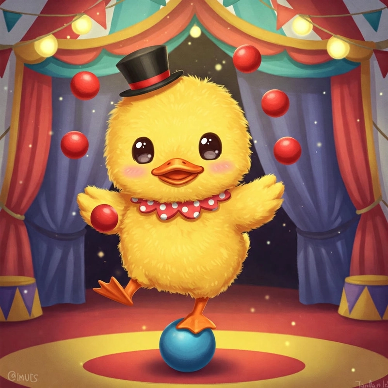 Vịt chibi dễ thương làm avatar