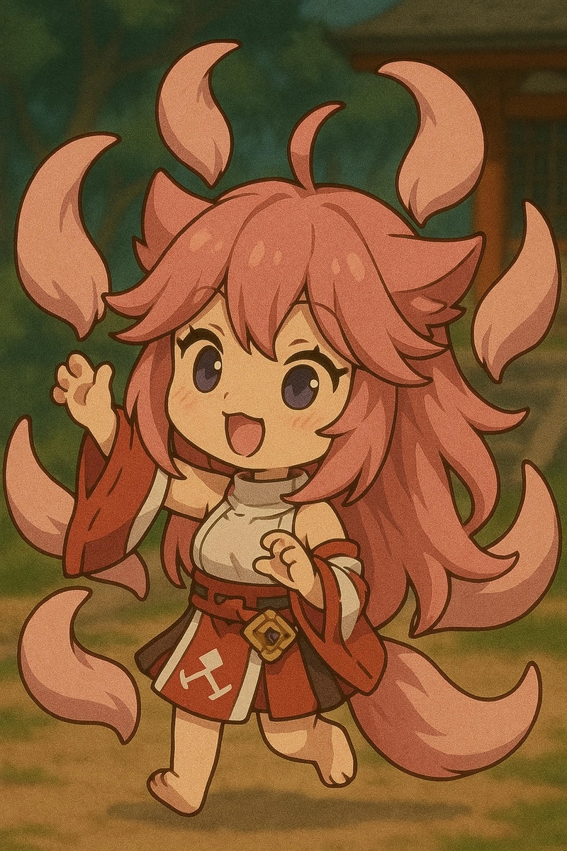 ảnh yae miko chibi