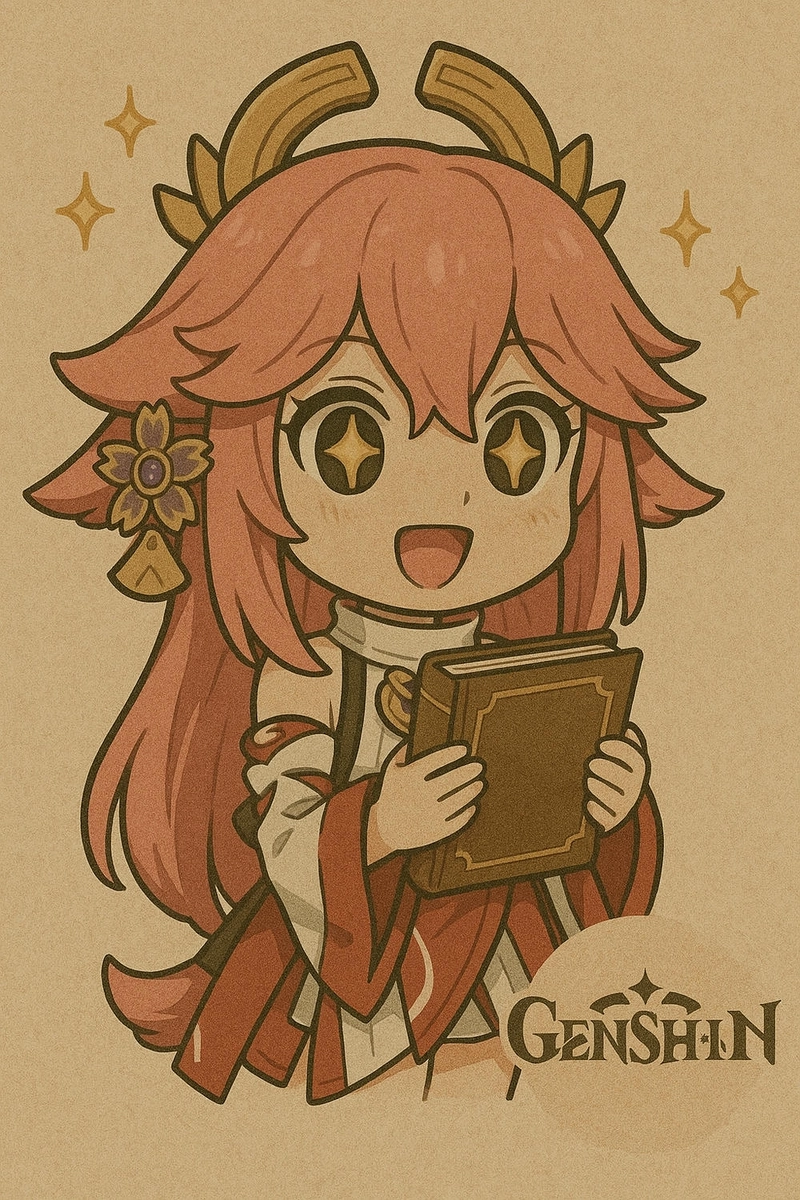 yae miko chibi