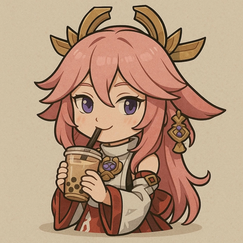 ảnh chibi yae miko cute