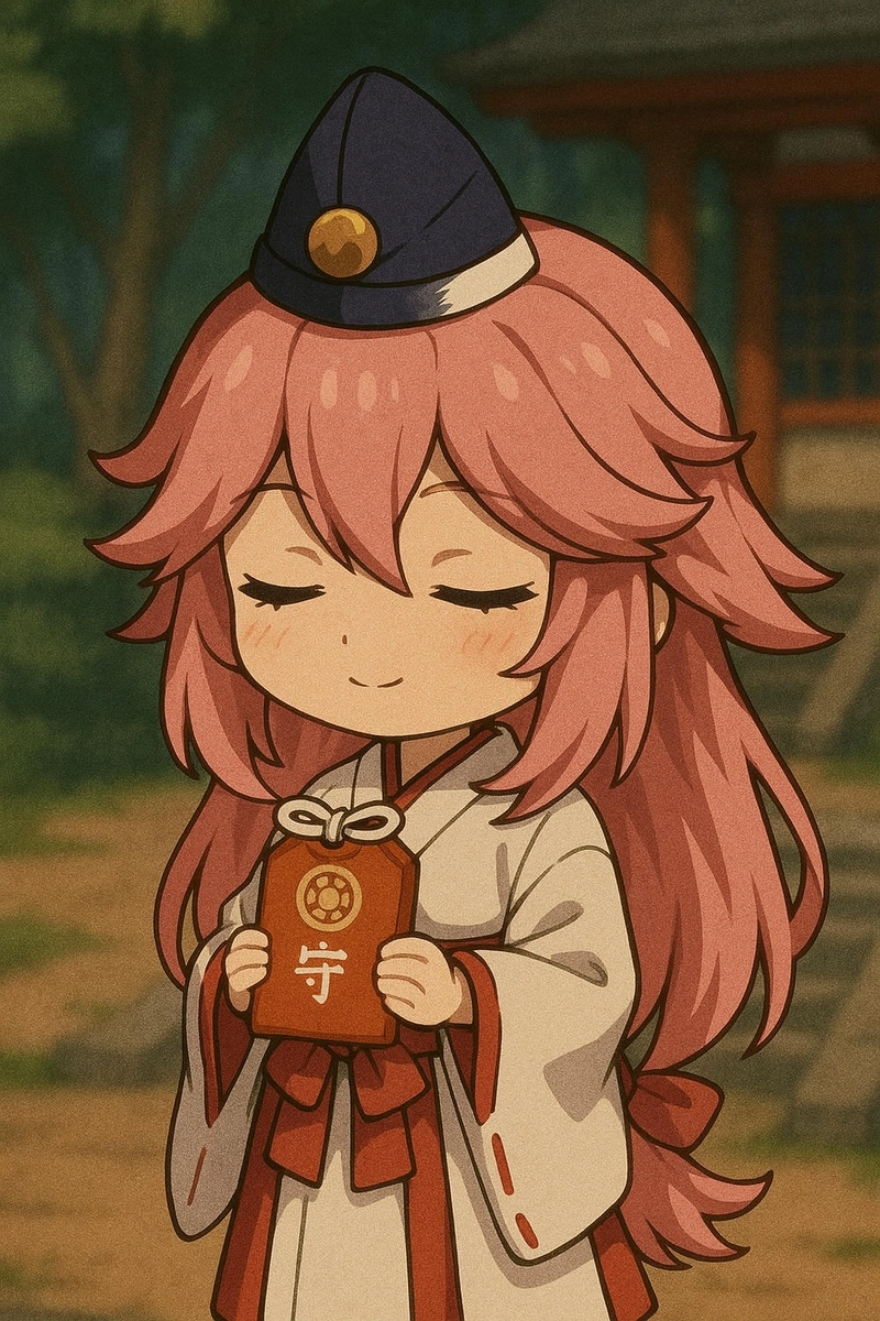 ảnh anime yae miko chibi