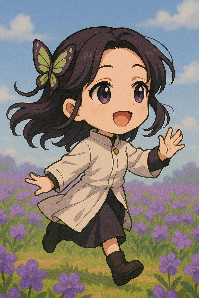hình vẽ Kanae chibi xinh xắn